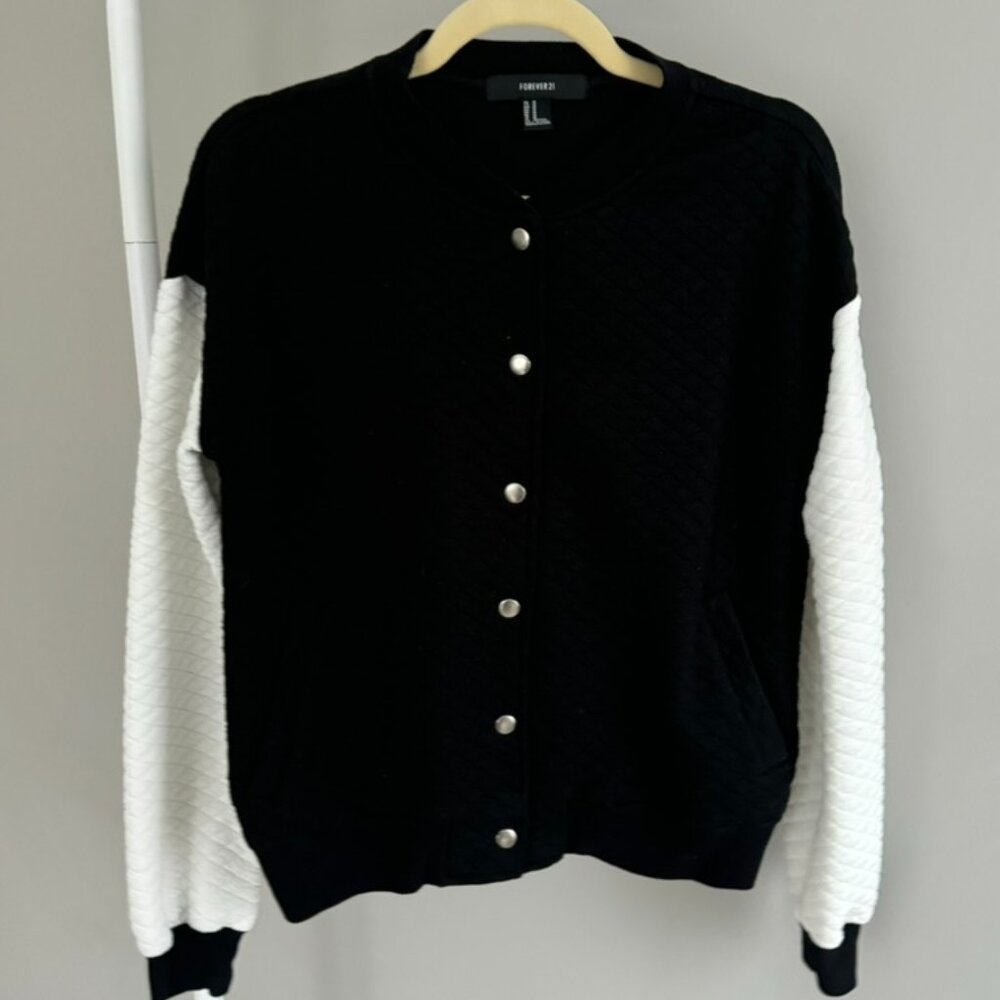 Forever 21 Black Button Up Jacket